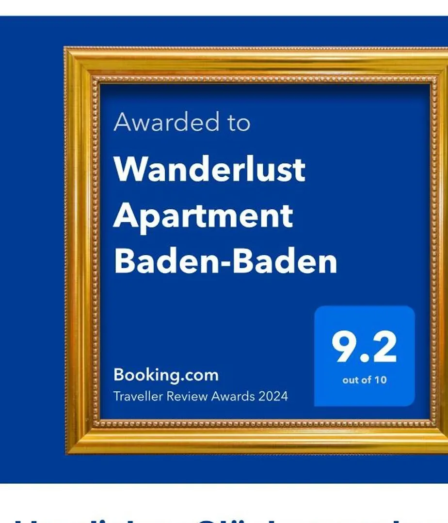 Wanderlust Apartment Baden-Baden Allemagne